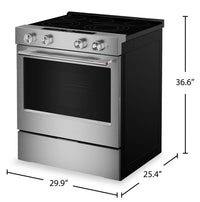 KitchenAid 30" 5.3 Cu. Ft. Electric Range – Fingerprint Resistant Stainless Steel - YKSES530SPS | Cuisinière électrique KitchenAid de 5,3 pi³ et de 30 po - acier inoxydable résistant aux traces de doigts - YKSES530SPS