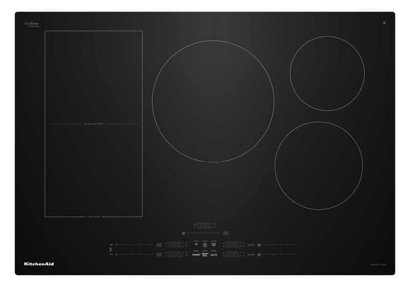 KitchenAid 30" 5-Element Induction Cooktop - Black - KCIT730SBL | Surface de cuisson à induction KitchenAid de 30 po à 5 éléments - noire - KCIT730SBL