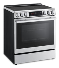 LG 6.3 Cu. Ft. Smart Induction Slide-In Range with Air Fry - LSIL6336XE | Cuisinière induction encastrée intelligente LG de 6,3 pi3 avec friture à air - LSIL6336XE
