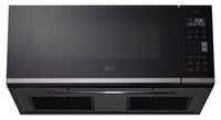LG 1.3 Cu. Ft. Smart Low-Profile Over-the-Range Microwave Oven - MVEF1323F | Four à micro-ondes à hotte intégrée intelligent à profil bas LG de 1,3 pi3 - MVEF1323F | MVEF132F