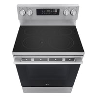 LG 6.3 Cu. Ft. Smart Electric Range with Air Fry - Stainless Steel - LREN6323YE | Cuisinière intelligente électrique LG de 6,3 pi³ avec friture à air - acier inoxydable - LREN6323YE