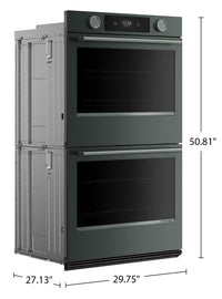 KitchenAid 30" Smart Electric Double Wall Oven - Juniper - KOED730SJP | Four mural double intelligent électrique KitchenAid de 30 po - genièvre - KOED730SJP