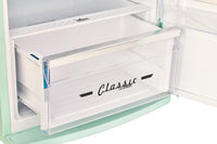 Unique Classic Retro 24" 11 Cu Ft. Top Freezer Refrigerator – Summer Mint Green - UNQ-310L LG TM | Réfrigérateur Classic Rétro d’Unique de 24 po et de 11 pi3 à congélateur supérieur - vert menthe estival - UNQ-310L LG TM