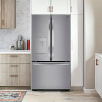 LG 29 Cu. Ft. French-Door Refrigerator with Water Dispenser - LRFWS2906V | Réfrigérateur LG de 29 pi³ à portes françaises avec distributeur d'eau - LRFWS2906V | LRFWS29V