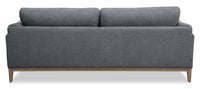 Valley 83.5" Fabric Sofa with Rubberwood Base and Legs - Pewter | Sofa Valley de 83,5 po en tissu avec base et pattes en hévéa - étain
