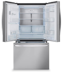 LG 31 Cu. Ft. Smart Standard-Depth MAX ™ French-Door Refrigerator - LRFXS3106S | Réfrigérateur intelligent LG de 31 pi³ à portes françaises de profondeur standard MAXMC - LRFXS3106S | LRFXS31S