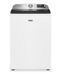 Maytag 6.0 Cu. Ft. Top-Load Washer and 7.4 Cu. Ft. Pet Pro Electric Dryer – White  | Laveuse à chargement par le haut de 6,0 pi³ et sécheuse électrique de 7,4 pi³ Animal Pet Pro de Maytag - blanches
