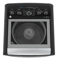 GE 4.9 Cu. Ft. Top Load Washer and 7.2 Cu. Ft. Electric Dryer – Diamond Grey | Laveuse à chargement par le haut de 4,9 pi3 et sécheuse électrique de 7,2 pi3 de GE - Gris diamant
