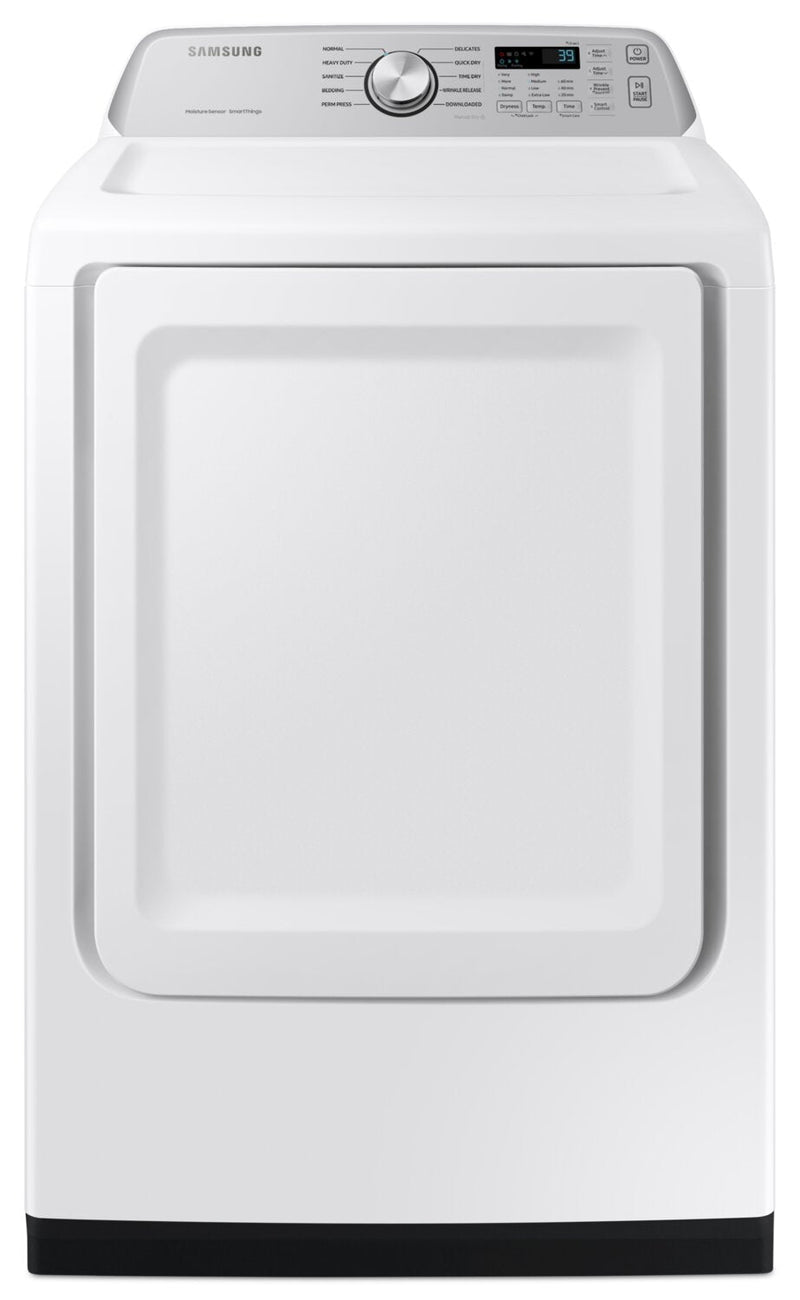 Samsung 7.4 Cu. Ft. Smart Electric Dryer with Sensor Dry - DVE47CG3500WAC | Sécheuse électrique intelligente Samsung de 7,4 pi³ avec séchage par capteur - DVE47CG3500WAC | DVE47CGW