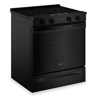 Whirlpool 30" 5.3 Cu. Ft Electric Range with Air Cooking – Black - YWSES5030SB | Cuisinière électrique Whirlpool de 5,3 pi³ et de 30 po avec cuisson à air - noire - YWSES5030SB