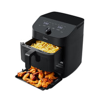 Midea 8-In-1 11-Qt Two-Zone Air Fryer Oven - MAD111D8APKW  | Four friteuse à air 8 en 1 Midea de 11 pintes à 2 zones - MAD111D8APKW