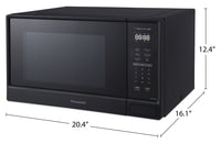 Panasonic 1.3 Cu. Ft. Countertop Microwave - NNSU65NB  | Four à micro-ondes de comptoir Panasonic de 1,3 pi3 - NNSU65NB  | NNSU65NB