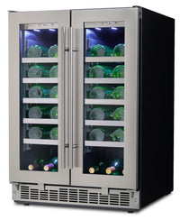 Silhouette Napa 4.7 Cu. Ft. 42-Bottle French-Door Wine Cooler - DWC047D1BSSPR 