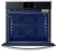 Samsung 5.1 Cu. Ft. 6 Series Single Wall Oven with Air Fry - NV51CG600SSRAA | Four mural simple Samsung de 5,1 pi³ série 6 avec hublot et AirFry - NV51CG600SSRAA | NV51C6SS
