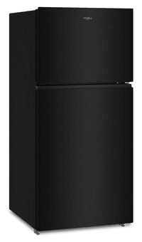 Whirlpool 29.5" 19 Cu. Ft. Top Freezer Refrigerator – Black - WRTX5419SB | Réfrigérateur Whirlpool de 19 pi³ et de 29,5 po à congélateur supérieur - noir - WRTX5419SB
