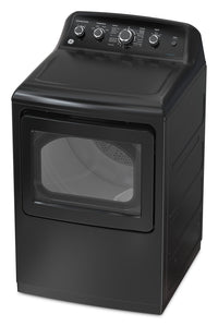 GE 4.9 Cu. Ft. Top Load Washer and 7.2 Cu. Ft. Electric Dryer – Diamond Grey | Laveuse à chargement par le haut de 4,9 pi3 et sécheuse électrique de 7,2 pi3 de GE - Gris diamant