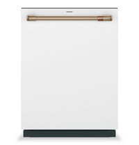 Café 24" 39 dBA Smart Top-Control CustomFit Dishwasher with Third Rack - Matte White - CDT888P4VW2 | Lave-vaisselle intelligent Café CustomFit de 24 po et de 39 dBA avec commandes sur le dessus et 3e panier - blanc mat - CDT888P4VW2 | CDT888P4