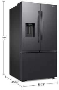 Samsung 30.5 Cu. Ft. French-Door Refrigerator with Four Types of Ice - RF32CG5400MTAA | Réfrigérateur Samsung de 30,5 pi³ à portes françaises avec quatre types de glaçons - RF32CG5400MTAA | RF32C54M