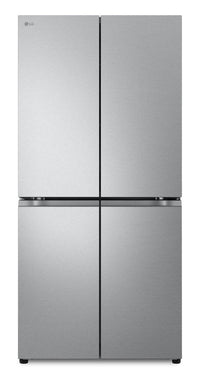 LG 33" 18.6 Cu. Ft. French 4-Door Counter-Depth Refrigerator - Stainless Steel - LF19C8200S | Réfrigérateur LG de 18,6 pi³ et de 33 po de profondeur comptoir à 4 portes françaises - acier inoxydable - LF19C8200S