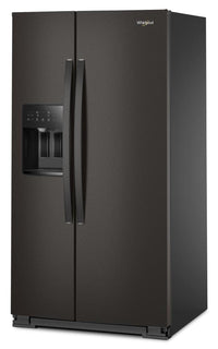 Whirlpool 36" 28.7 Cu. Ft. Side-by-Side Refrigerator – Black Stainless - WRSF5536RV | Réfrigérateur Whirlpool de 28,7 pi³ et de 36 po à compartiments juxtaposés - acier inoxydable noir - WRSF5536RV