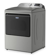 Maytag 6.0 Cu. Ft. Smart Top-Load Washer and 7.4 Cu. Ft. Electric Dryer - Radiant Silver | Laveuse intelligente à chargement par le haut de 6,0 pi³ et sécheuse électrique de 7,4 pi³ de Maytag - argenté radieux