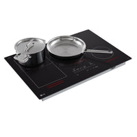 LG 30" Smart Induction Cooktop with UltraHeat™ Element - Black - CBIH3017BE | Surface de cuisson intelligente à induction LG de 30 po avec élément UltraHeatMC - noire - CBIH3017BE | CBIH37BE