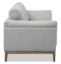 Valley 83.5" Fabric Sofa with Rubberwood Base and Legs - Grey | Sofa Valley de 83,5 po en tissu avec base et pattes en hévéa - gris