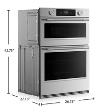 Kitchenaid 27" Smart Electric Combo Wall Oven with Assisted Cooking Modes - PrintShield™ - KOEC727SPS | Four mural combiné intelligent électrique KitchenAid et de 27 po avec modes de cuisson assistée - PrintShieldMC - KOEC727SPS