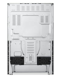 LG 6.3 Cu. Ft. Smart Electric Range with Air Fry - Black Stainless Steel - LREN6325ZE | Cuisinière intelligente électrique LG de 6,3 pi³ avec friture à air - acier inoxydable noir - LREN6325ZE