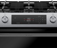 Bosch 30" 5.8 Cu. Ft. 100 Series Gas Range with Rapid Preheat and Air Fry - Stainless Steel - HGF1050MUC | Cuisinière à gaz Bosch série 100 de 5,8 pi3 et de 30 po avec préchauffage rapide et friture à air - acier inoxydable - HGF1050MUC | HGF105MC