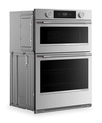 Kitchenaid 27" Smart Electric Combo Wall Oven with Assisted Cooking Modes - PrintShield™ - KOEC727SPS | Four mural combiné intelligent électrique KitchenAid et de 27 po avec modes de cuisson assistée - PrintShieldMC - KOEC727SPS