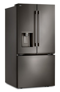 LG 33" 25 Cu. Ft. 3-Door French Door Refrigerator - PrintProof™ Stainless Steel - LF25H6330D | Réfrigérateur LG de 25 pi3 et de 33 po à 3 portes françaises - acier inoxydable PrintProofMC - LF25H6330D