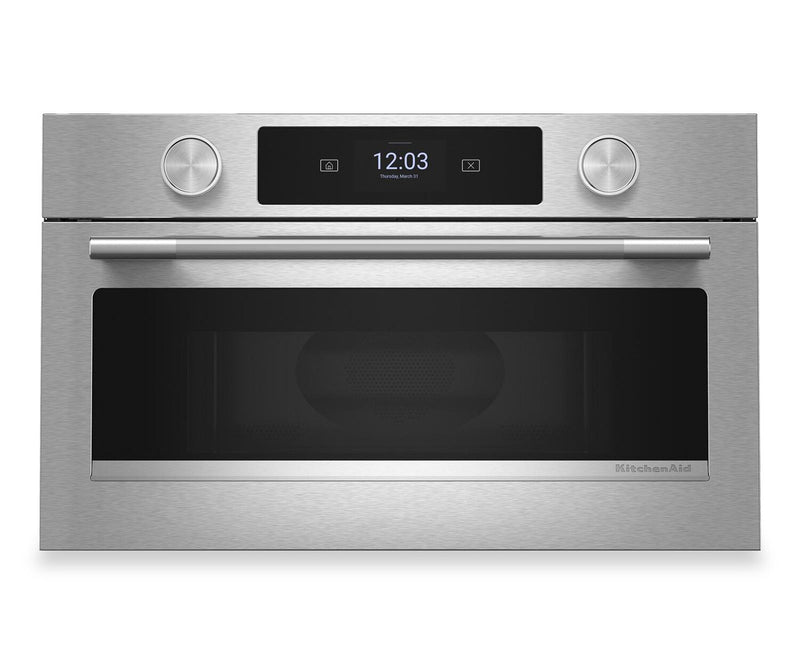 Kitchenaid 30" Built-In Microwave Oven with Air Fry – PrintShield™ - KMBS730SPS | Four à micro-ondes encastré KitchenAid de 30 po avec friture à air - PrintShieldMC - KMBS730SPS