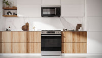 Bosch 30" 5.8 Cu. Ft. 100 Series Gas Range with Rapid Preheat and Air Fry - Stainless Steel - HGF1050MUC | Cuisinière à gaz Bosch série 100 de 5,8 pi3 et de 30 po avec préchauffage rapide et friture à air - acier inoxydable - HGF1050MUC | HGF105MC