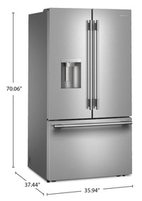KitchenAid 30 Cu. Ft. French Door Refrigerator - PrintShield Stainless Steel - KRFF436SPS | Réfrigérateur KitchenAid de 30 pi³ à portes françaises - acier inoxydable avec fini PrintShieldMC - KRFF436SPS