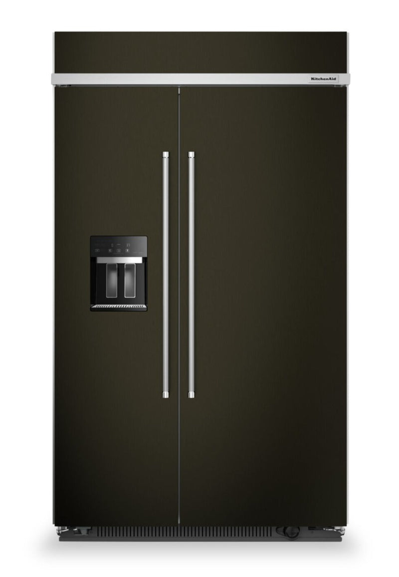 KitchenAid 29.4 Cu. Ft. Built-In Side-by-Side Refrigerator - KBSD708MBS | Réfrigérateur encastré KitchenAid de 29,4 pi³ à compartiments juxtaposés - KBSD708MBS | KBSD78BS