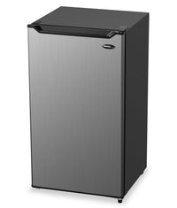 Danby 18.7" 3.2 Cu. Ft. Mini Fridge - Stainless Steel - DAR032B2SLM  | Réfrigérateur compact Danby de 3,2 pi3 et de 18,7 po - acier inoxydable - DAR032B2SLM  | DAR032LM