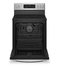 GE 30" Smart Electric Range - Fingerprint Resistant Stainless Steel - PCB900YVFS | Cuisinière électrique intelligente GE de 30 po - acier inoxydable résistant aux traces de doigts - PCB900YVFS |
