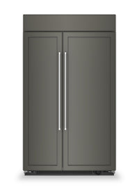 KitchenAid 30 Cu. Ft. Panel-Ready Built-In Side-by-Side Refrigerator - KBSN708MPA | Réfrigérateur encastré KitchenAid avec panneau personnalisable de 30 pi³ à compartiments juxtaposés - KBSN708MPA | KBSN708P