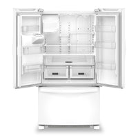 Whirlpool 36" 25 Cu. Ft. French-Door Refrigerator with Ice and Water Dispenser - WRFF3436RW | Réfrigérateur Whirlpool de 36 po et de 25 pi³ à portes françaises avec distributeur d’eau et de glaçons - WRFF3436RW | WRFF34RW