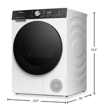 Hisense 24" 4.5 Cu. Ft. Dryer with Ventless Heat Pump Technology - White - DH5S452BW | Sécheuse Hisense à chargement frontal de 4,5 pi3 et de 24 po avec technologie de pompe à chaleur sans conduit - blanche - DH5S452BW