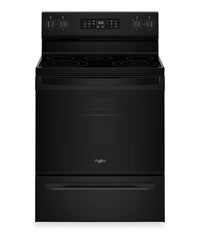 Whirlpool 5.3 Cu. Ft. Electric Range with Air Cooking - Black - YWFES4530SB | Cuisinière électrique Whirlpool de 5,3 pi3 avec cuisson à air - noire - YWFES4530SB