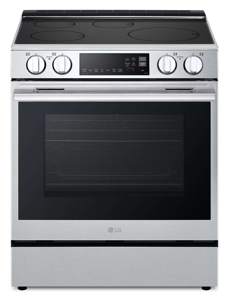 LG 6.3 Cu. Ft. Smart Induction Slide-In Range with Air Fry - LSIL6334XE | Cuisinière induction encastrée intelligente LG de 6,3 pi3 avec friture à air - LSIL6334XE