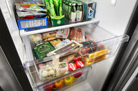 Whirlpool 36" 21 Cu. Ft. Side-by-Side Refrigerator - Black Stainless - WRSC5536RV | Réfrigérateur Whirlpool de 21 pi³ et de 36 po à compartiments juxtaposés - acier inoxydable noir - WRSC5536RV