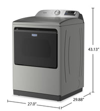 Maytag 7.4 Cu. Ft. Pet Pro Electric Dryer - Radiant Silver - YMED7205RR | Sécheuse électrique Animal Pet Pro de Maytag de 7,4 pi³ - argenté radieux - YMED7205RR
