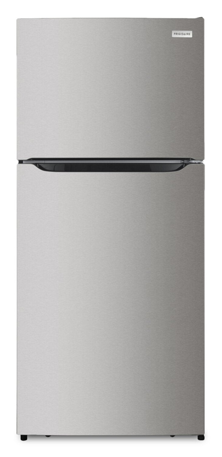 Frigidaire 30” 18 Cu. Ft. Top-Freezer Refrigerator - Fingerprint Resistant Stainless Steel - FRTE1835AV | Réfrigérateur Frigidaire de 18 pi3 et de 30 po à congélateur supérieur - acier inoxydable résistant aux traces de doigts - FRTE1835AV