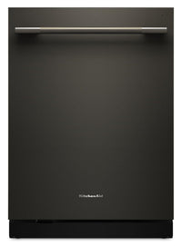 KitchenAid 24" 44 dBA Dishwasher with 360° Max Jets™ Third Rack – Black Ore - KDTS724SBE | Lave-vaisselle KitchenAid de 24 po et de 44 dBA avec troisième panier 360° Max JetsMC - minerai noir - KDTS724SBE
