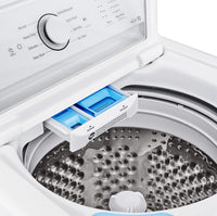 LG 4.8 Cu. Ft. Top-Load Washer with 4-Way Agitator - WT6105CW | Laveuse LG à chargement par le haut de 4,8 pi³ avec agitateur à 4 directions - WT6105CW | WT6105CW