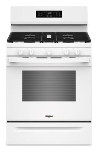 Whirlpool 30" 5.0 Cu. Ft. Gas Range with Air Cooking – White - WFGS4530SW  | Cuisinière à gaz Whirlpool de 5,0 pi³ et de 30 po avec cuisson à air - blanche - WFGS4530SW