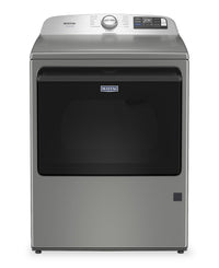 Maytag 7.4 Cu. Ft. Pet Pro Gas Dryer - Silver - MGD7205RR | Sécheuse à gaz Animal Pet Pro de Maytag de 7,4 pi3 - Argent - MGD7205RR |